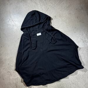 Old Navy Black Terry Tunic Hoodie 3X Plus Size Lightweight